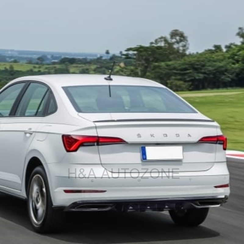 Skoda Slavia Inspired Rear Lip Spoiler – Premium Universal Car Accessory