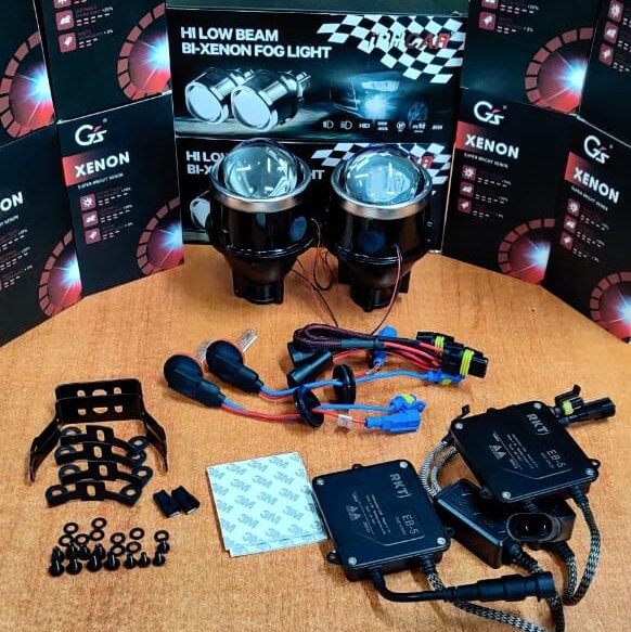 iPH Fog Projector Lights + 55W HID Kit Combo – (1-Year Warranty)