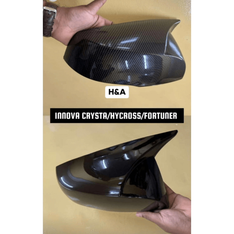 BATMAN STYLE MIRROR COVER FOR INNOVA CRYSTA / HYCROSS / FORTUNER