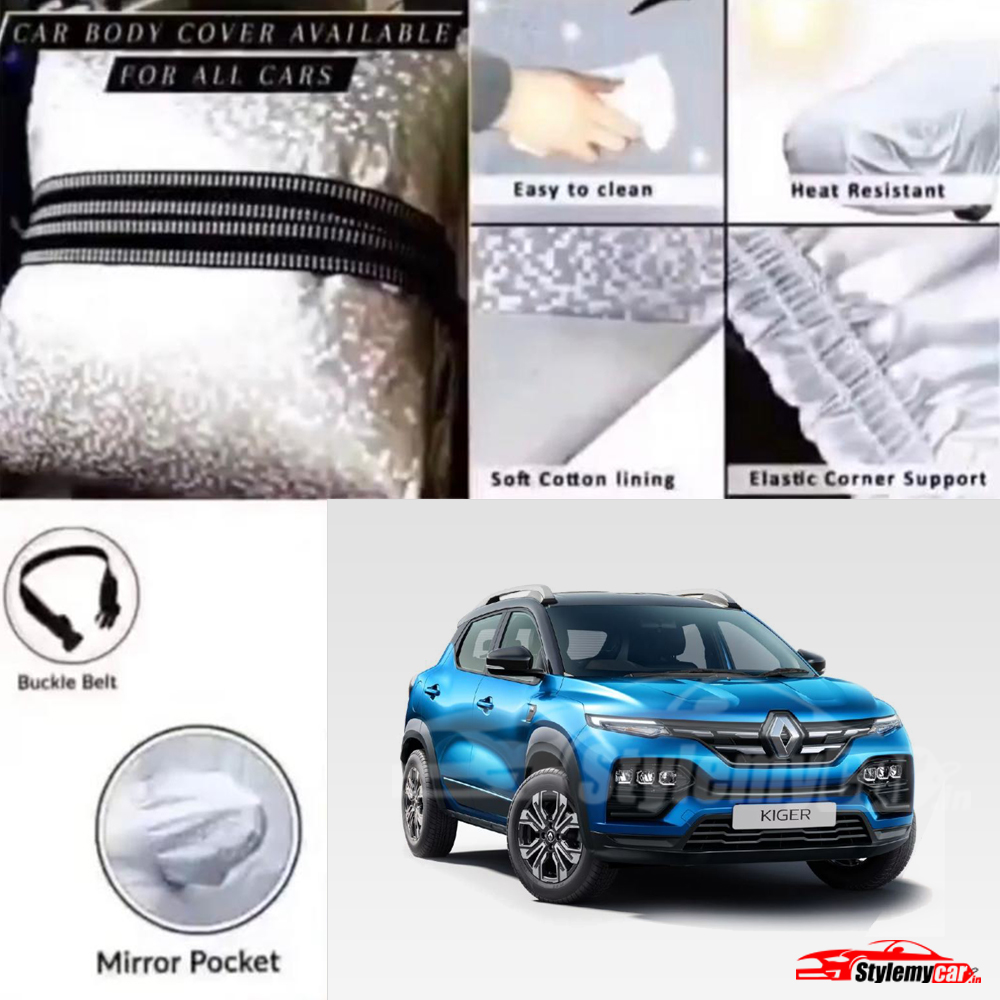 Renault Kiger Waterproof Body Cover with UV Rays Projection