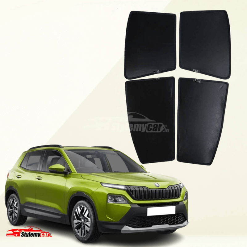 Skoda Z Black Half Cut Sunshades