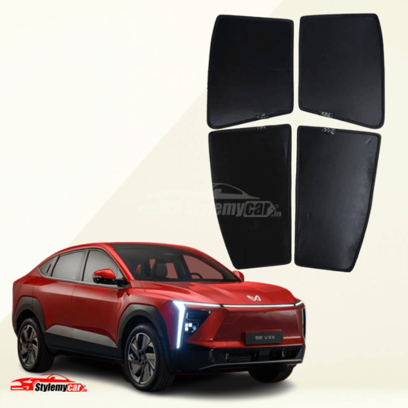Mahindra XEV 9e Z Black Half Cut Sunshades