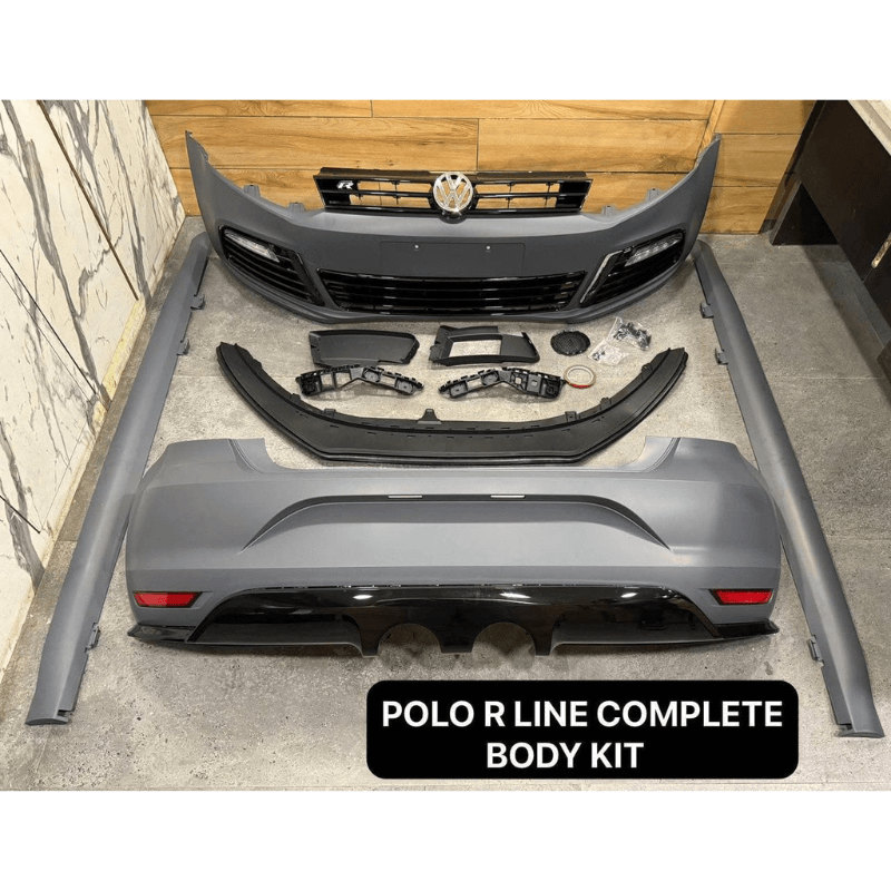 Polo R-Line Exterior Body Kit (2009–2022) – Bumpers, Skirts & Sport Look Upgrade – (1 Year Warranty)