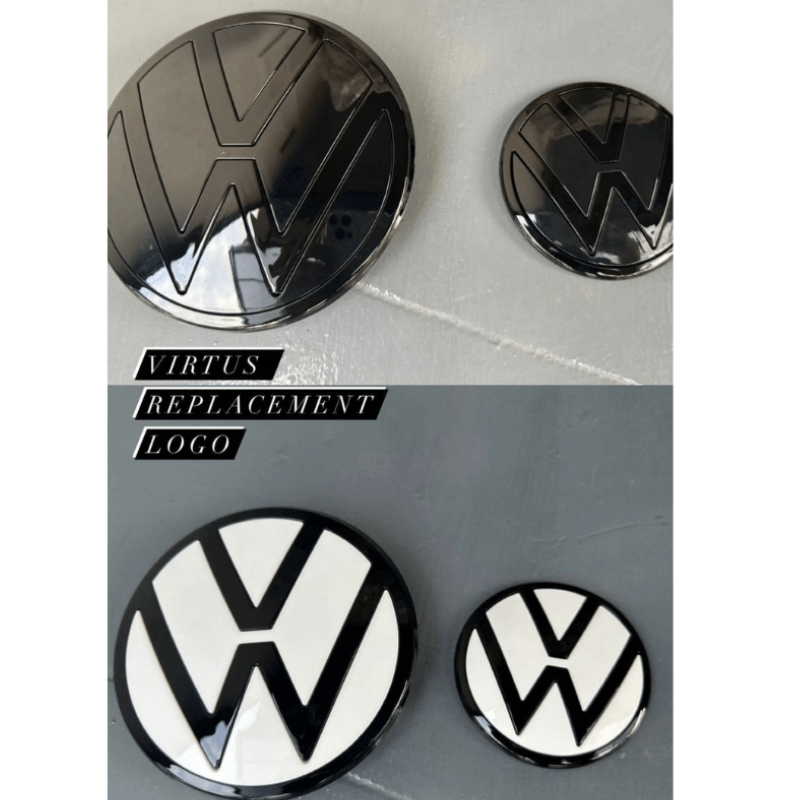 Replacement Logo Emblem for Volkswagen Virtus – High-Quality Badge – (1 Year Warranty)