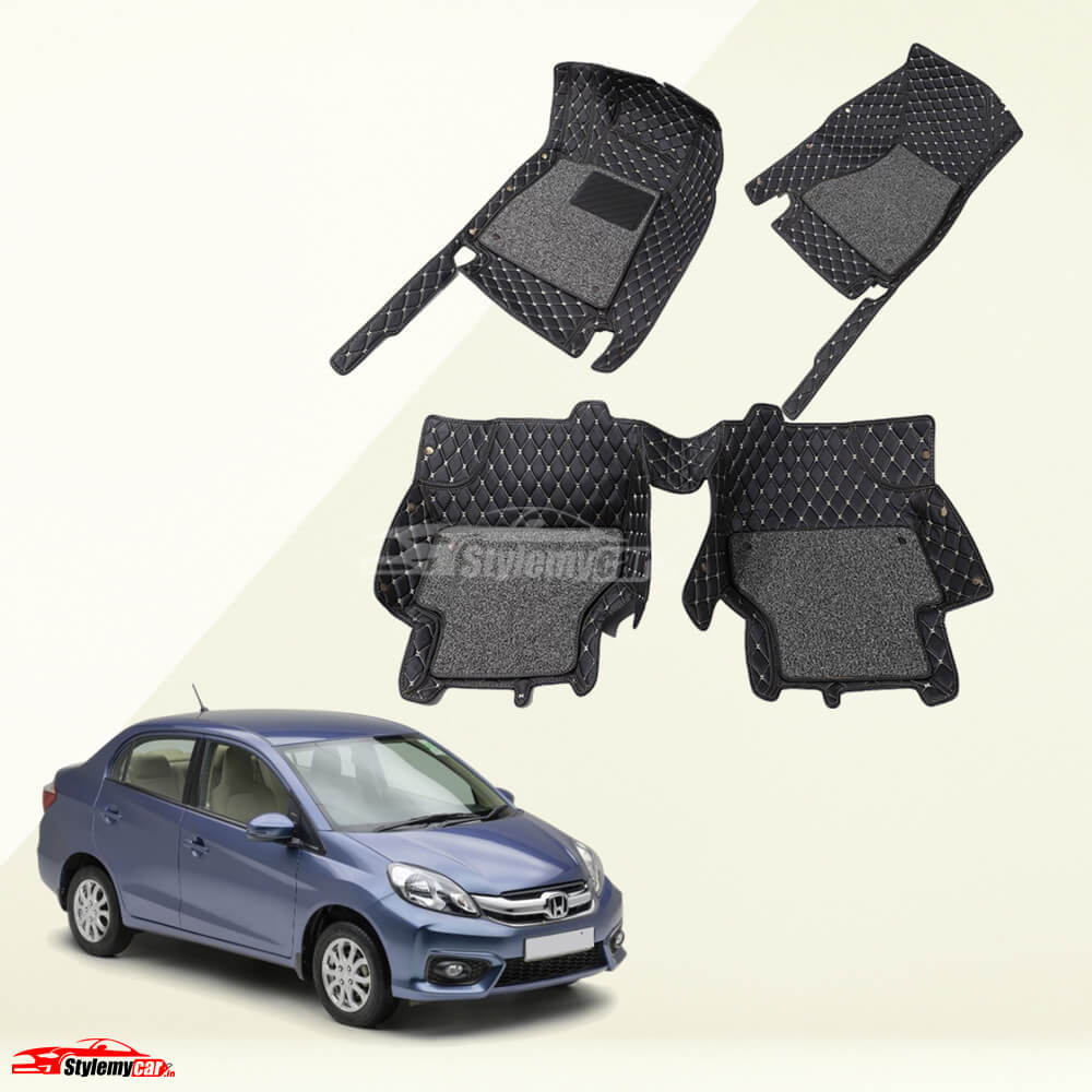 Honda Amaze Old Model Premium 7D Floor Mats