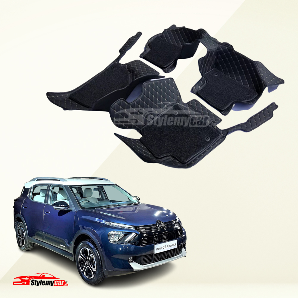 Citroen Aircross & C3 Luxury Series 7D Floor Mats – Premium Car Interior Protection