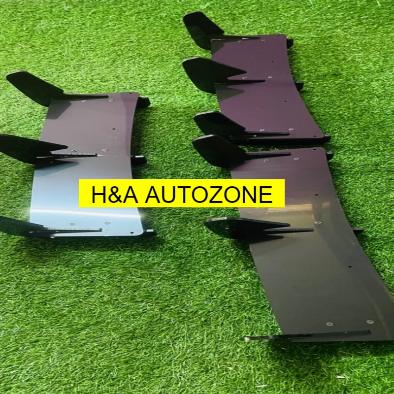 VW Polo GTi 3-Fin Rear Diffuser – Sporty Exterior Upgrade (1 Year Warranty)