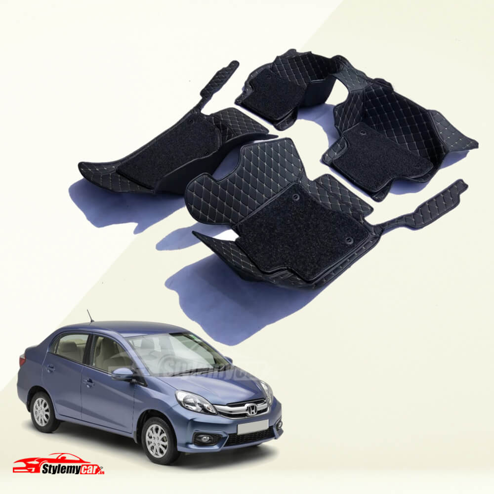 Honda Amaze Old Model Luxury Series 7D Floor Mats