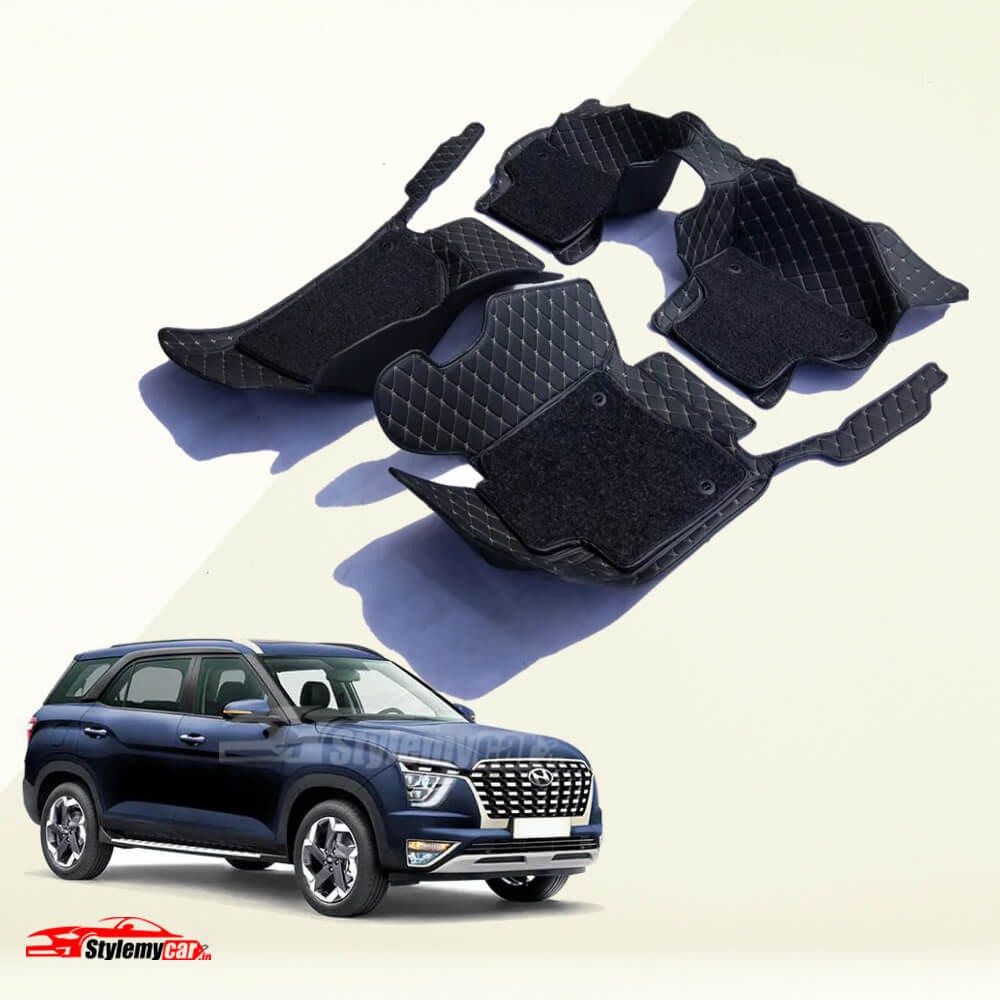 Hyundai Alcaza Luxury Series 7D Floor Mats