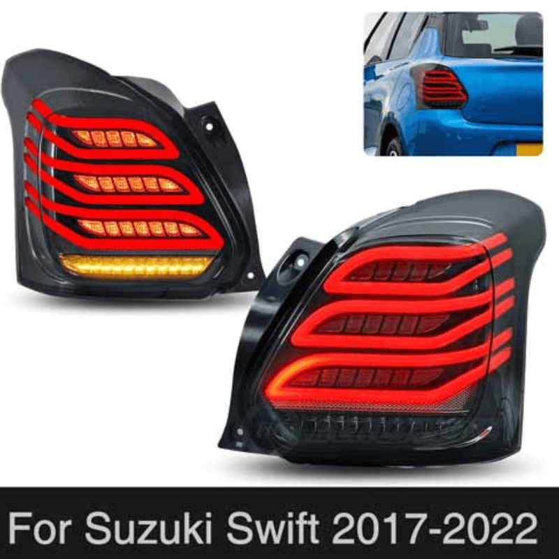 Swift 2018–2023 Mercedes-Style LED Rear Lights – Premium Tail Light Upgrade