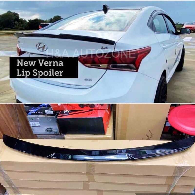 Hyundai Verna Ducktail Lip Spoiler (2020–2023) – Rear Boot Spoiler with 1-Year Warranty
