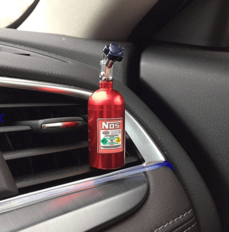 NOS Car AC Vent Perfume Air Freshener Bottle Style