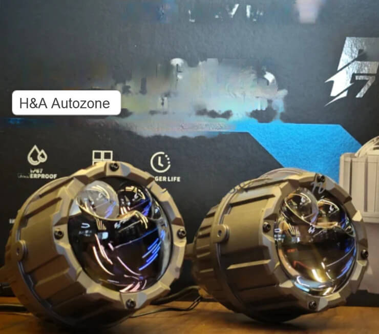 UPS Way Maker F75 3-Inch Bi-LED Projector Fog Lamp | Compatible with Toyota and Suzuki