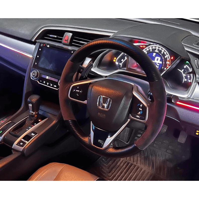 Car Steering Cover Alcantra Type