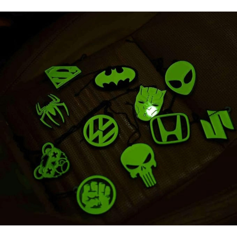 Fluorescent Green Car Mirror Hanging – Stylish Interior Accessory