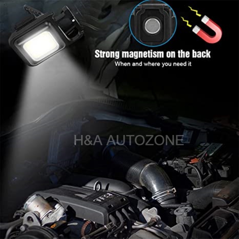 Multifunction Rechargeable Keychain Light