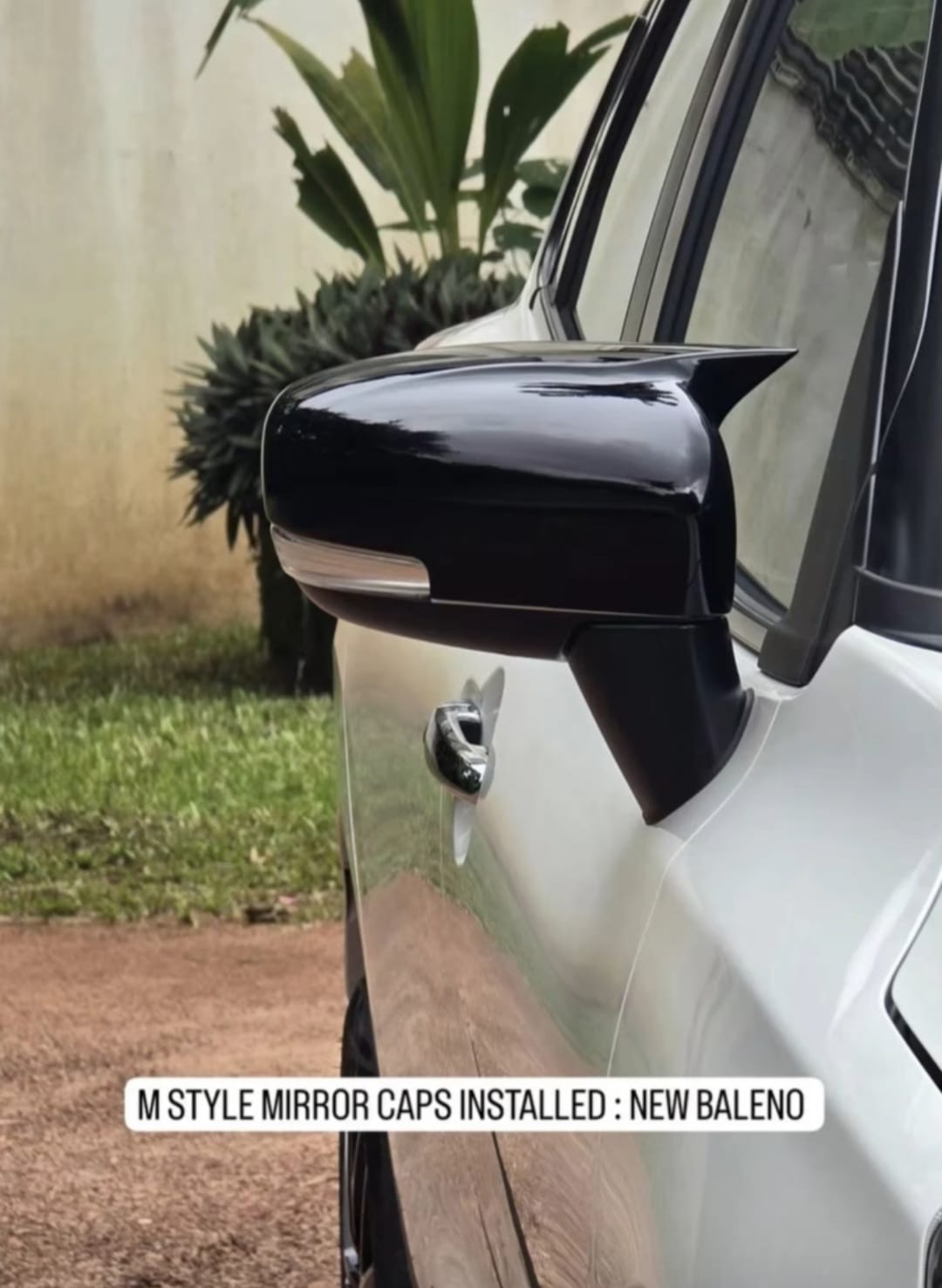 BATMAN STYLE MIRROR CAPS NEW BALENO