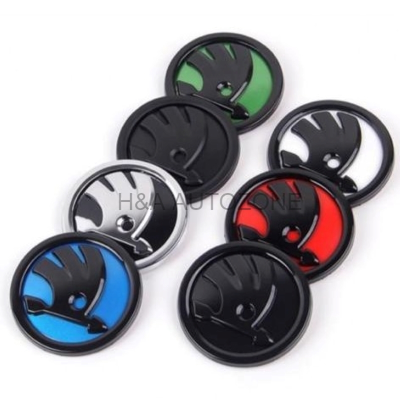 Skoda Emblem Logo Set