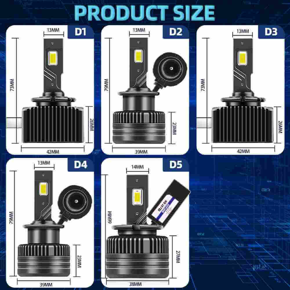 STEDI™ Xenon HID D4S Head Light Conversion Upgrade Kit