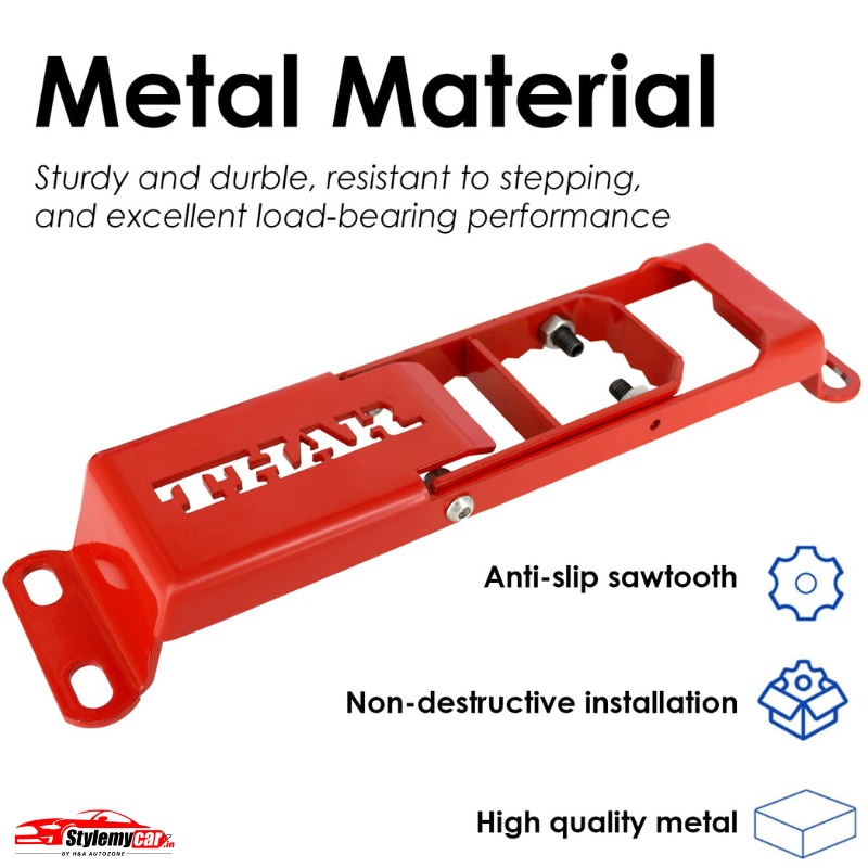 Mahindra Thar Door Hinge Step with Folding Foot Pedal