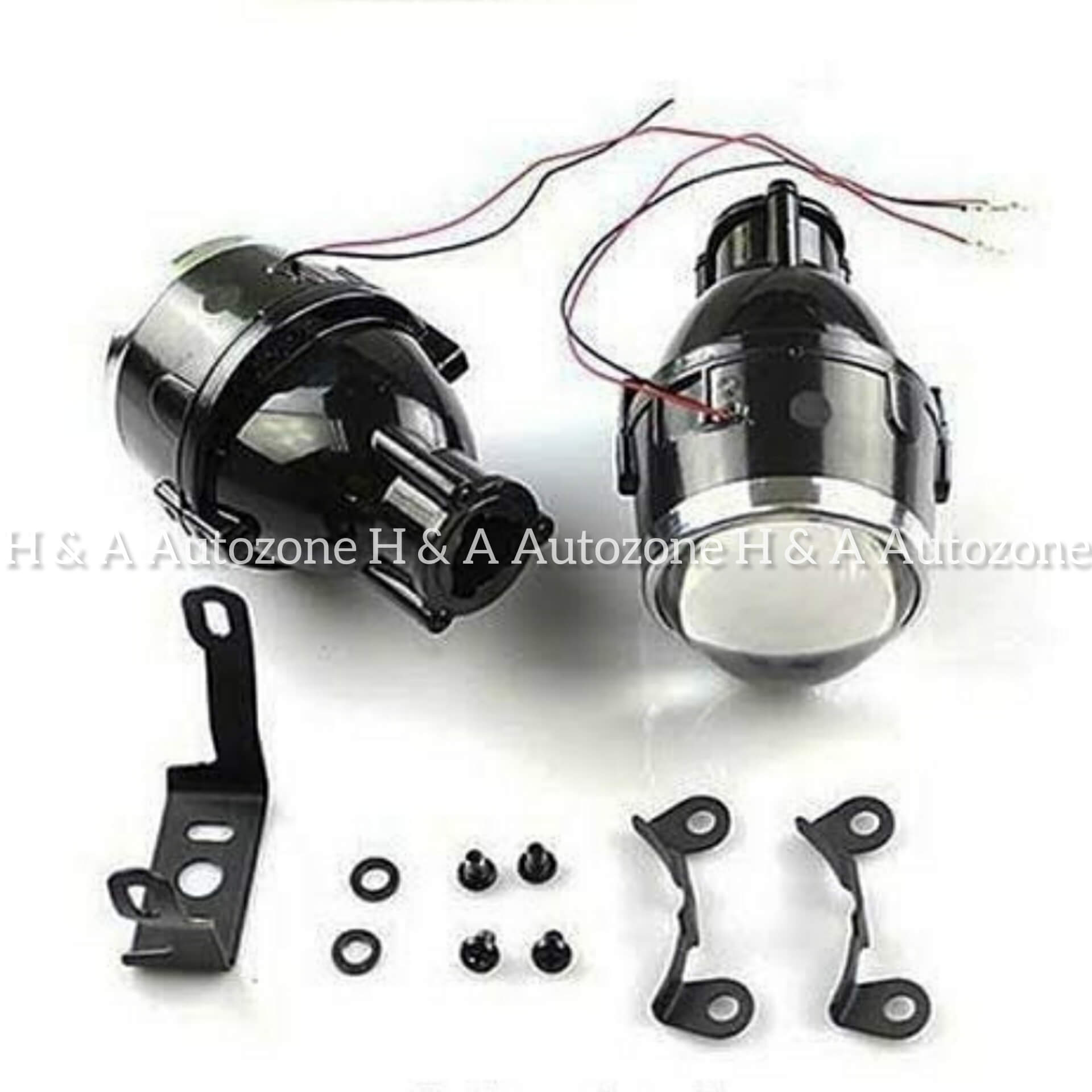 iPH Fog Projector Lights with 55W Crystal Eye HID Kit Combo Non Canbus