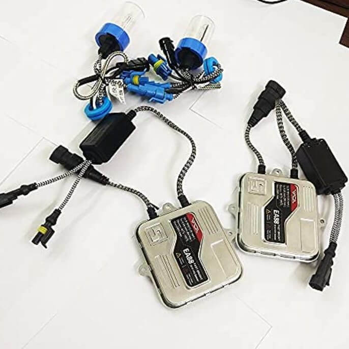 iPH Fog Projector Lights with 55W Crystal Eye HID Kit Combo Non Canbus
