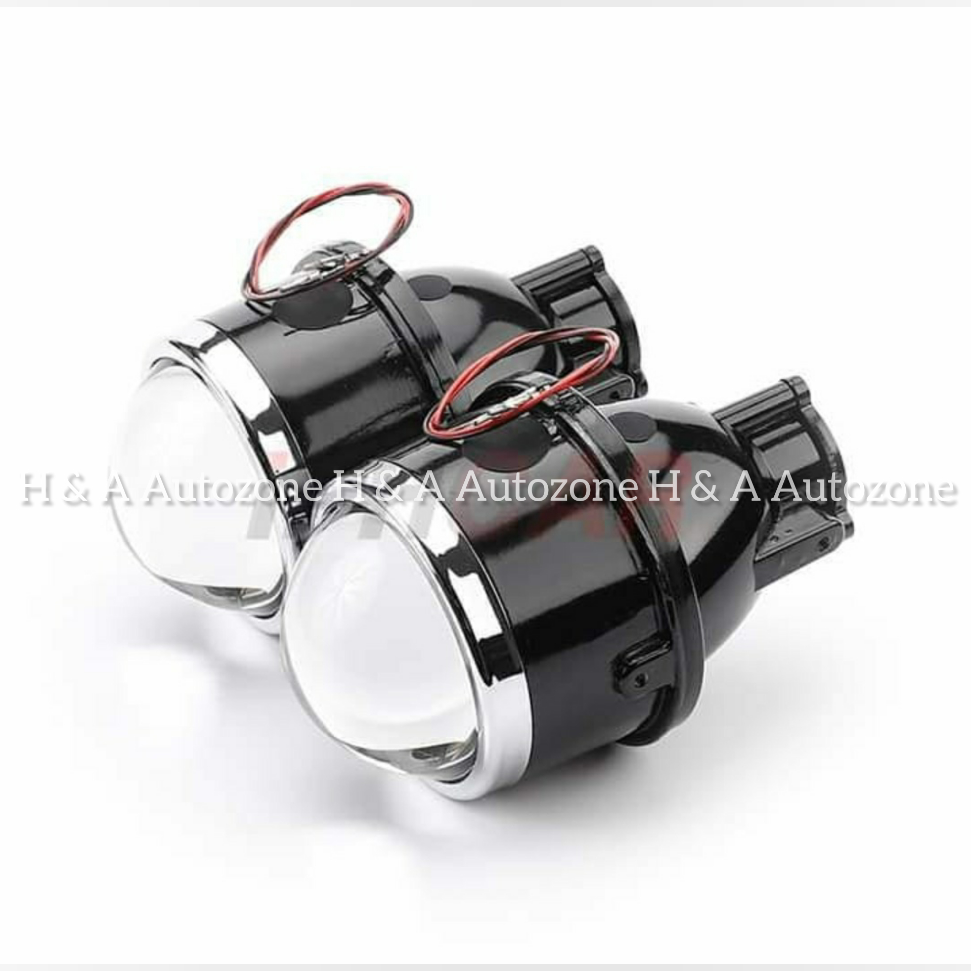 iPH Fog Projector Lights with 55W Crystal Eye HID Kit Combo Non Canbus