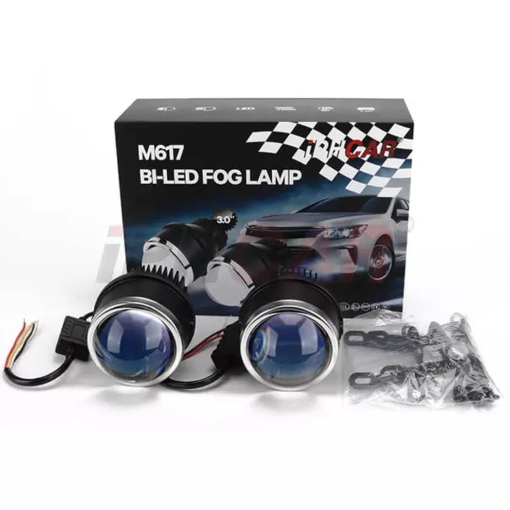 Bi-LED Fog Lights Projector 3 Inch with 3 Color