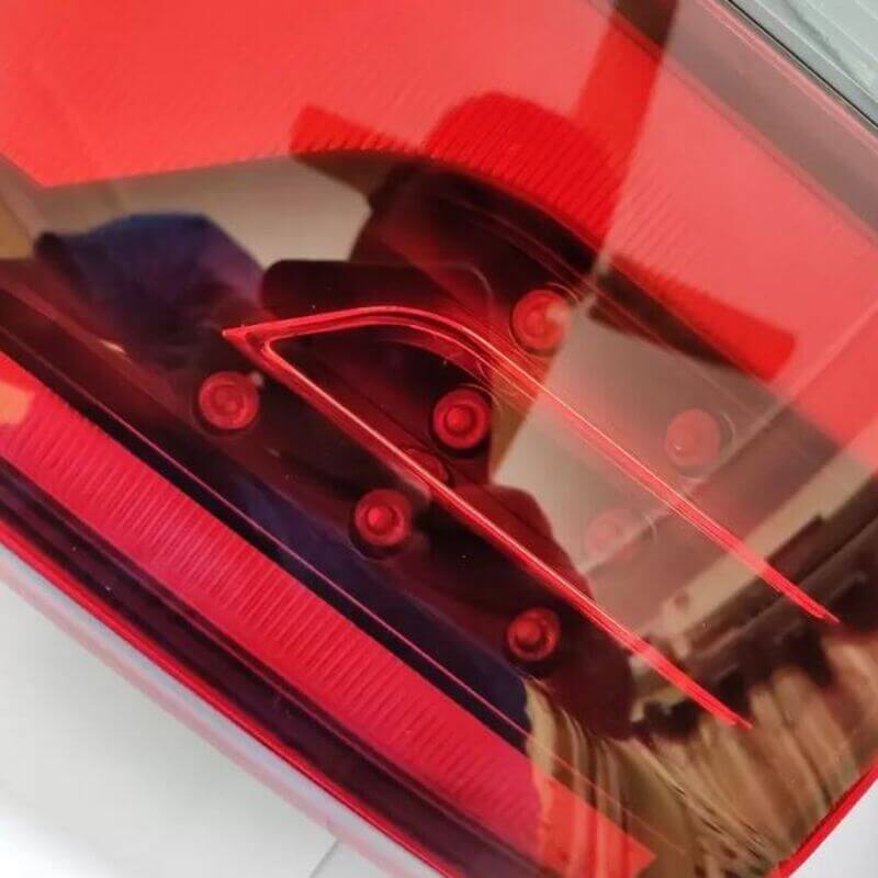 Toyota Fortuner 2012-15 Land Cruiser Design LED Taillights, RED GLASS