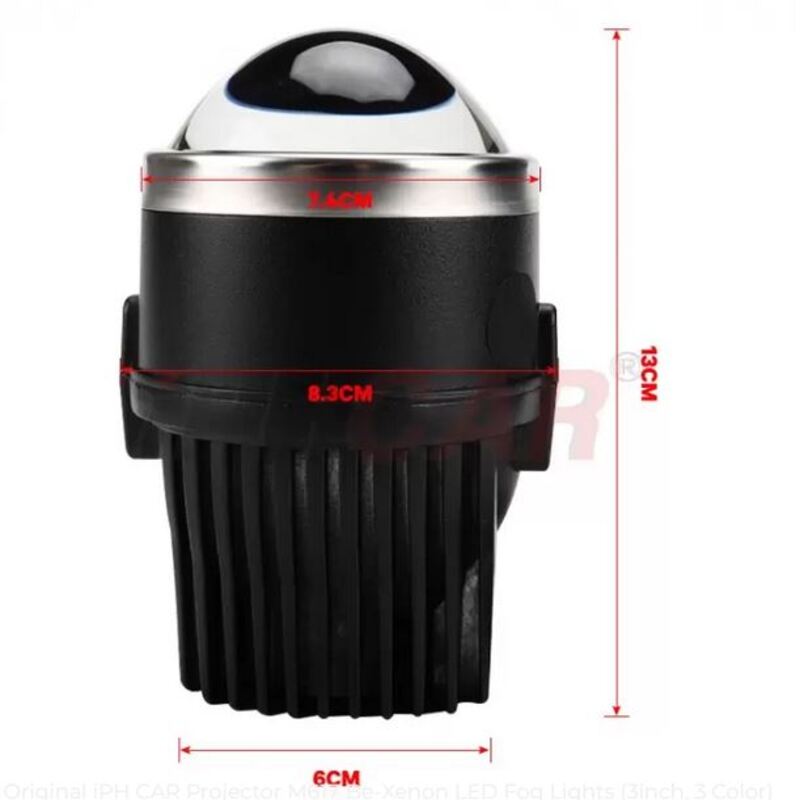 Bi-LED Fog Projector Lights Warm White - Universal 3 Inch Type