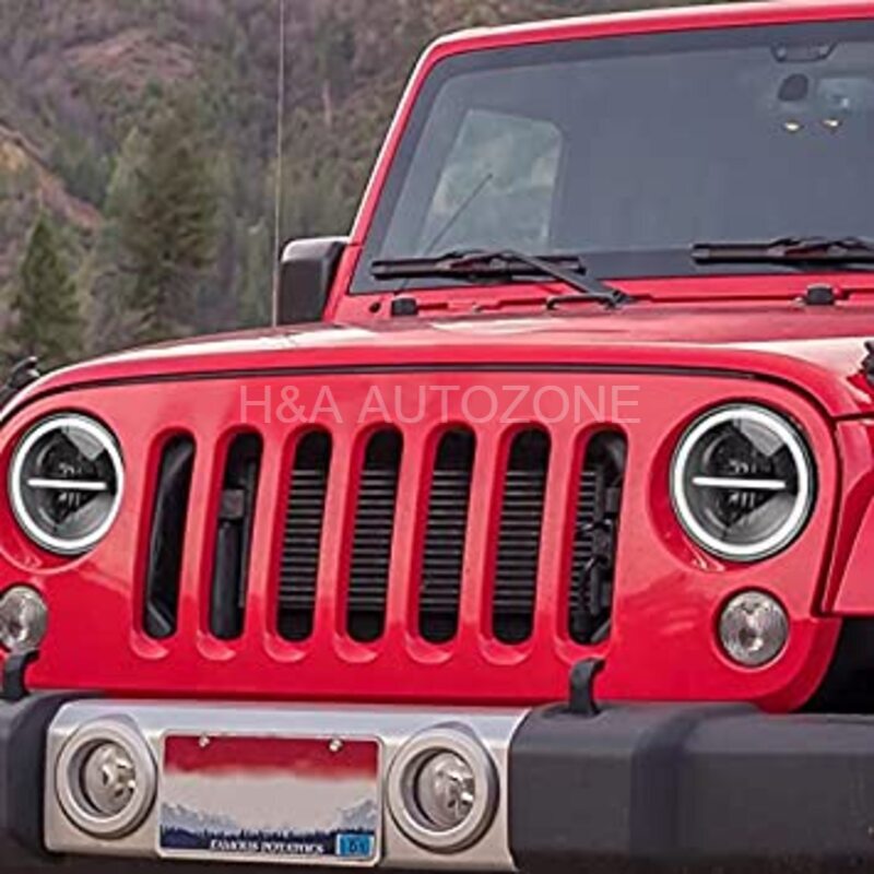 Mahindra Thar Minus Headlights With DRL