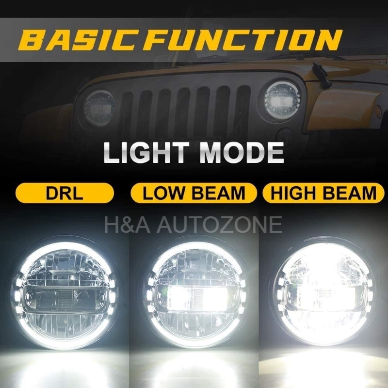 Mahindra Thar King Kong Headlights With DRL