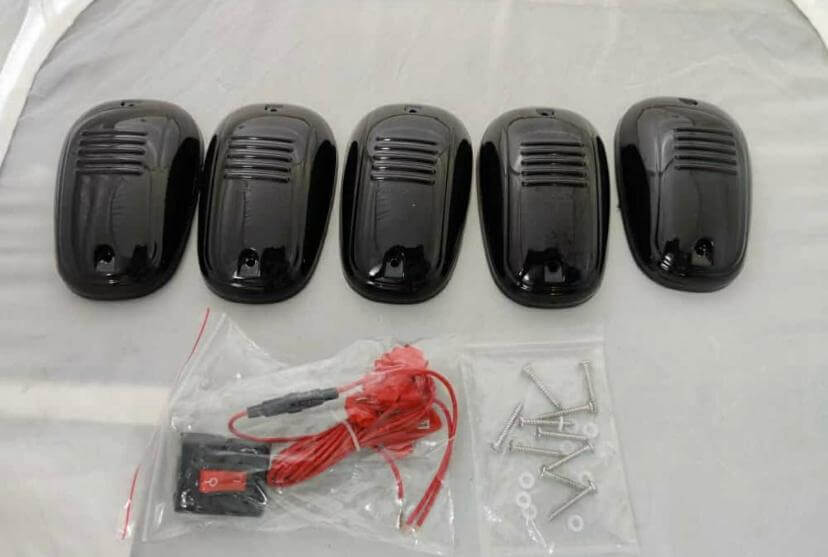 Hummer Type Roof Marker Lights - Set of 5