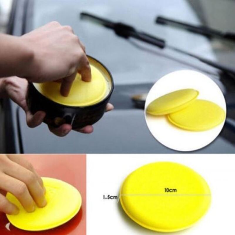 Car Waxing Polish Foam Sponge Wax Applicator Set of 6