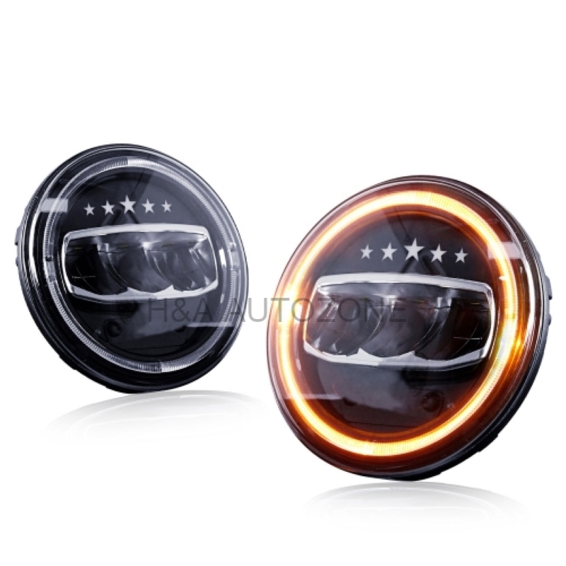Mahindra Thar Rubicon Style Headlights With DRL