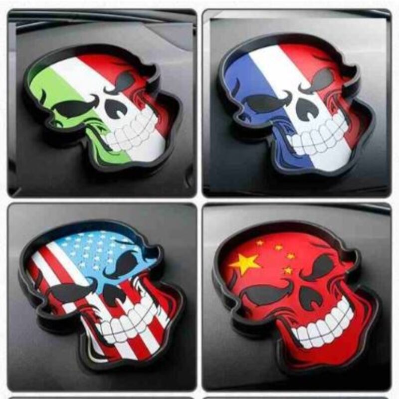 Car Dashboard Skull Skeleton Non Anti Slip Skid Mat