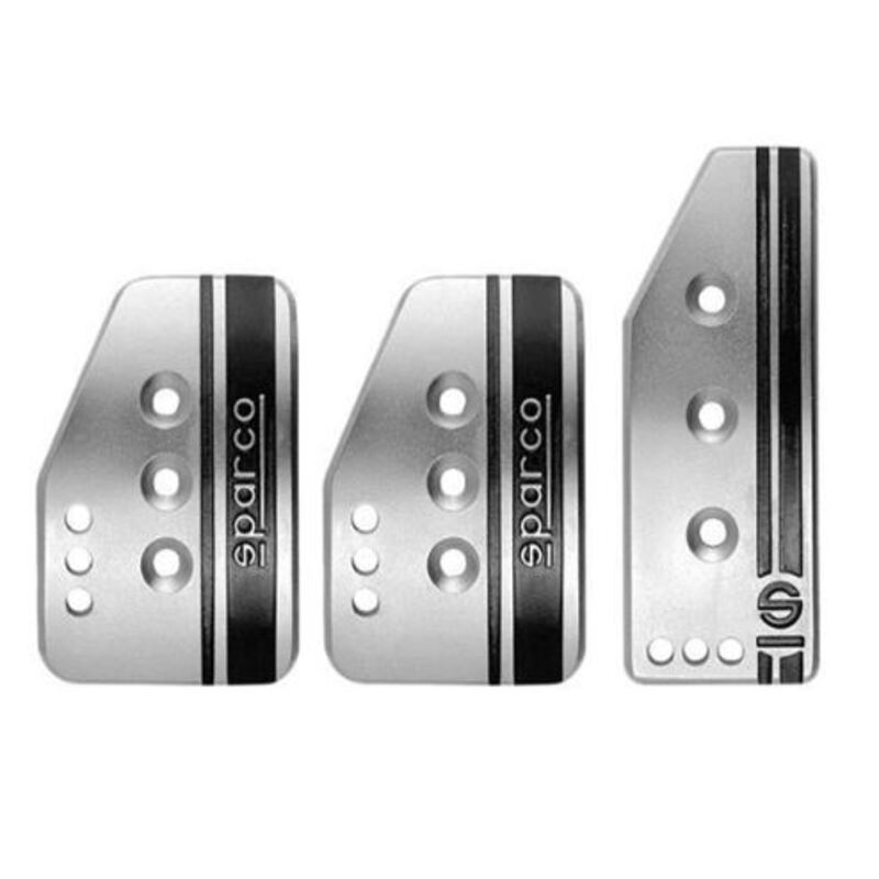 Sparco Pedal Silver for Manual Trasmission Cars