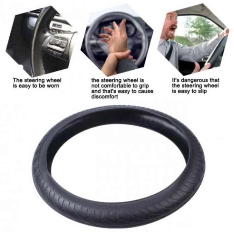 Car Steering Wheel Cover Soft Silicone Universal Type
