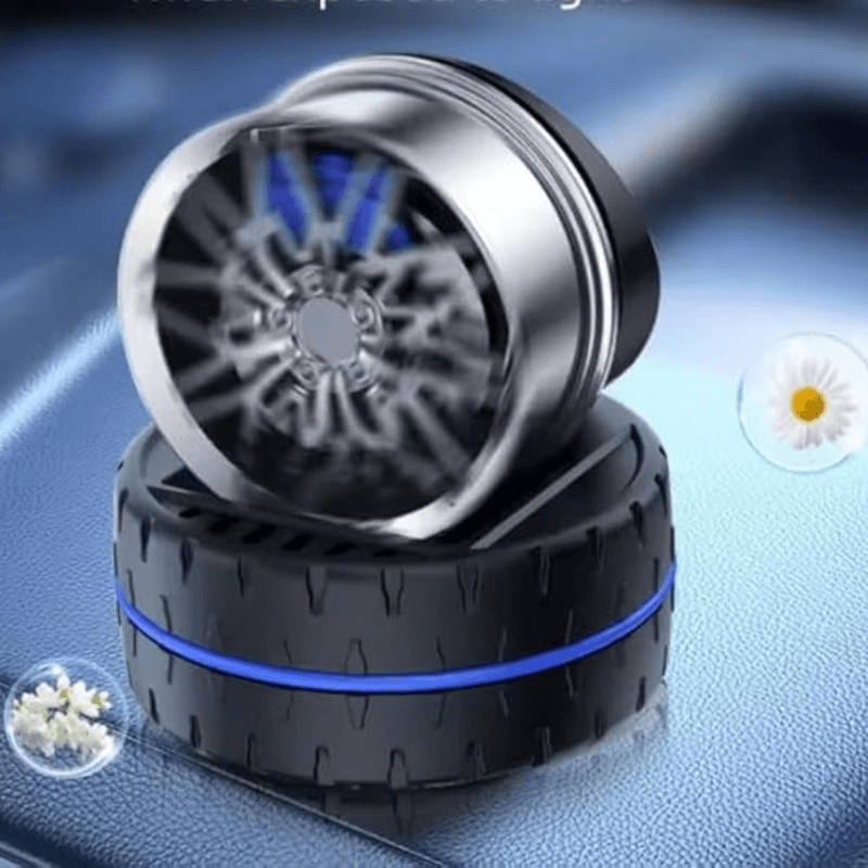 Alloy Wheel Type car Dashboard Perfume