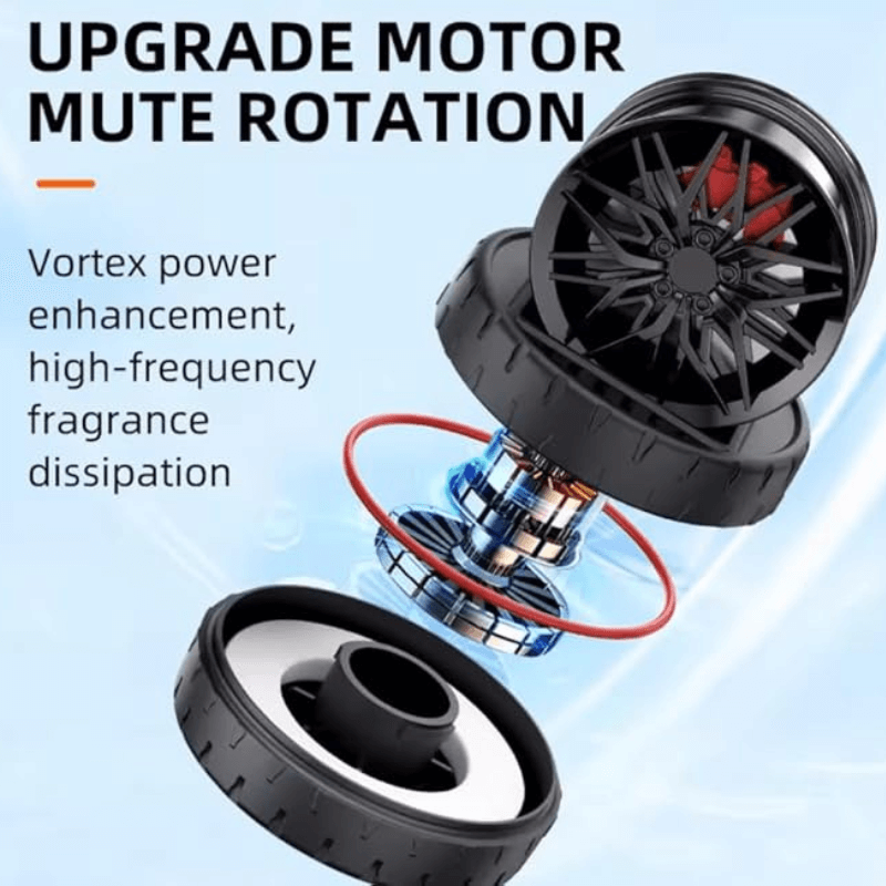 Alloy Wheel Type car Dashboard Perfume