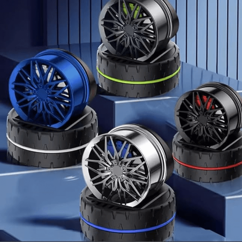 Alloy Wheel Type car Dashboard Perfume