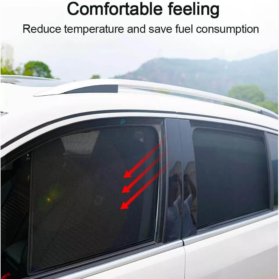 MG Astor Z Black Half Cut Sunshade