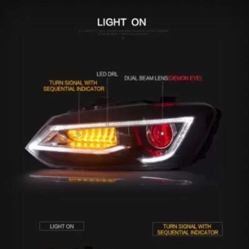 Volkswagen Polo Audi Style Projector Headlight