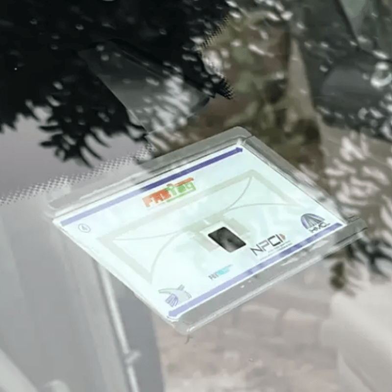 Removable Fasttag Holder for Car Windshield