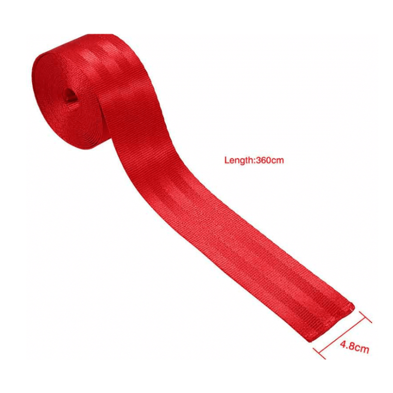 Red Car Seat Belt