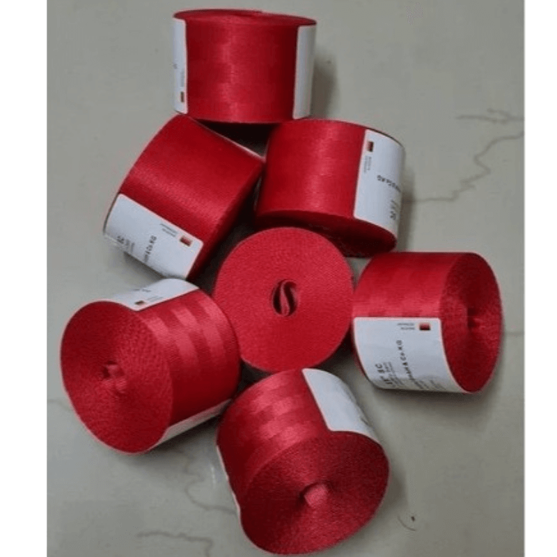 Red Car Seat Belt