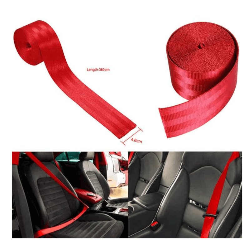 Red car seat belts discount