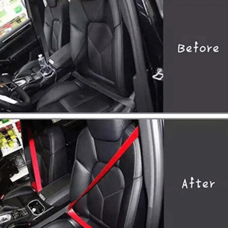 Red Car Seat Belt