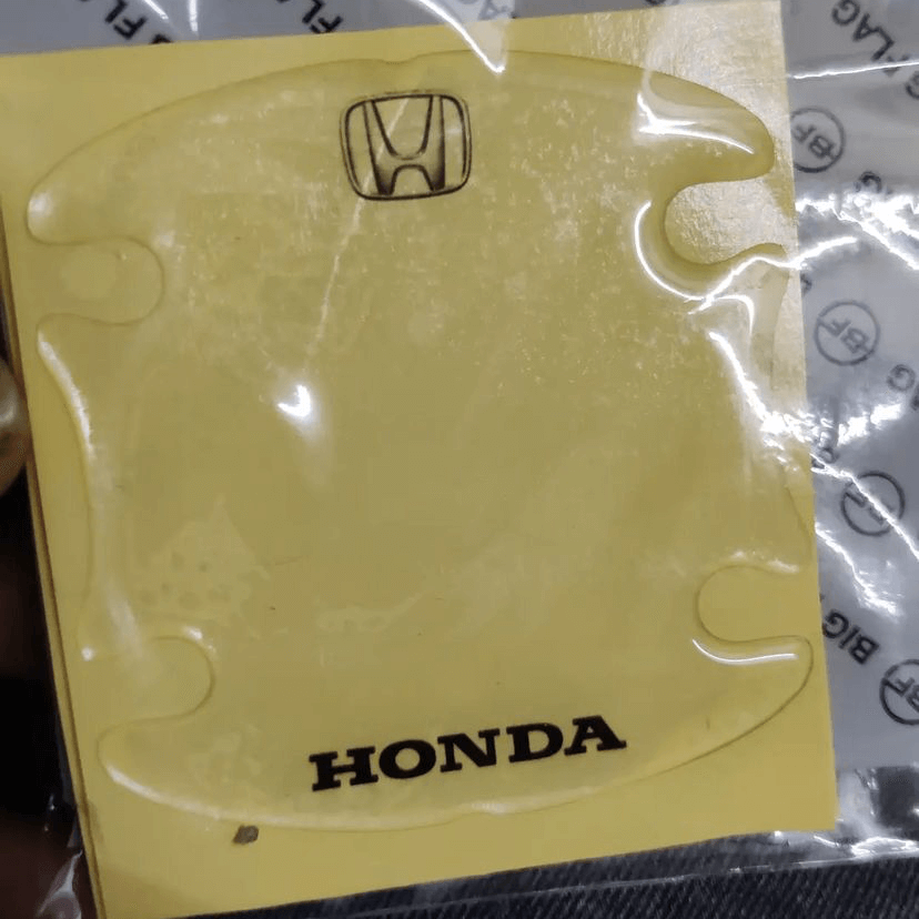 Door Cup Protection Sticker Single Logo Design