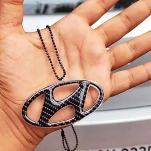 Mirror Hanging Logo Hyundai